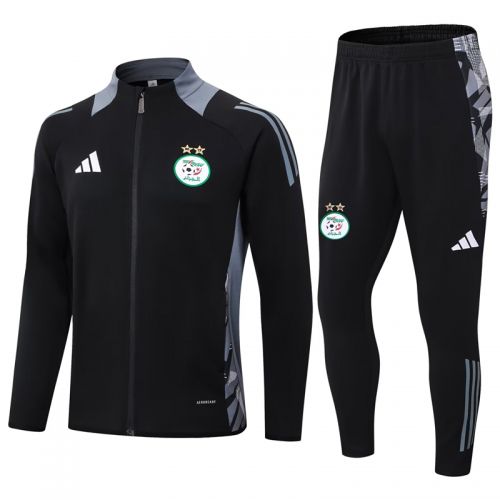 Algeria Zipped Tracksuit Black 2024-2025