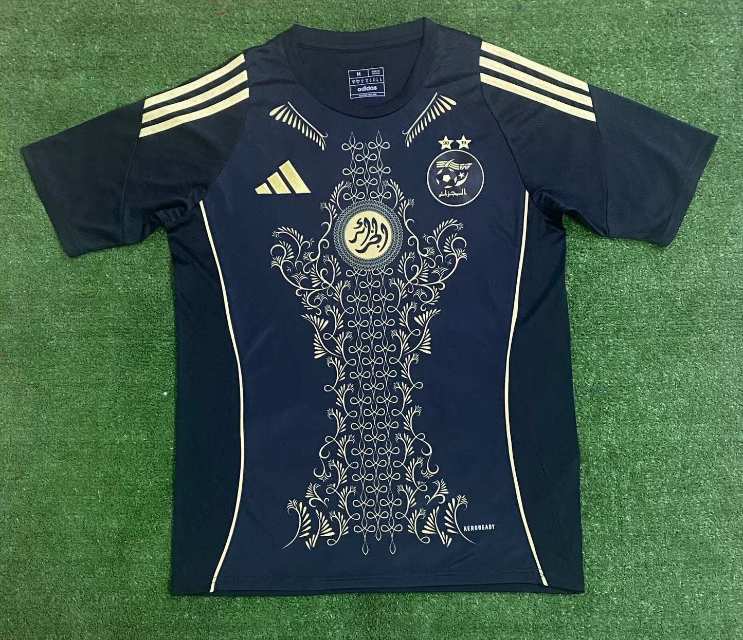 ALGERIA 24 BLACK & GOLD SPECIAL JERSEY (Player version)